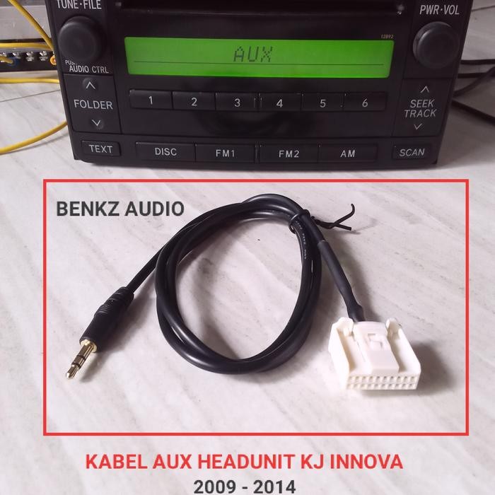 PREMIUM Kabel Aux headunit kijang innova soket kabel AUX tape toyota Innova