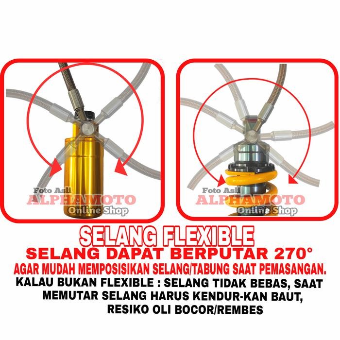 MONOSHOCK JUPITER MX LAMA NEW KING TABUNG PISAH SHOCK RIDE IT