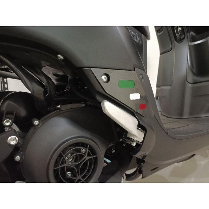 AKSESORIS GARNISH FOOTSTEP PIJAKAN KAKI YAMAHA FAZZIO CARBON ITALY