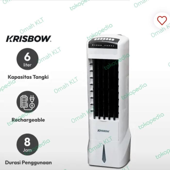 PREMIUM kipas air cooler krisbow rechargeable emergency aircooler krisbow cas
