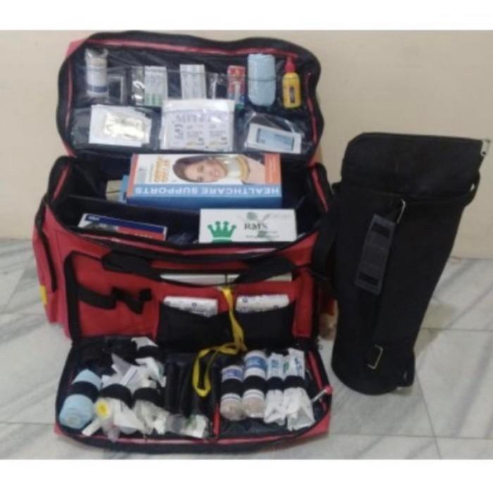PREMIUM Tas Emergency Kit Plus Isi / Responder Bag / Tas Ambulance