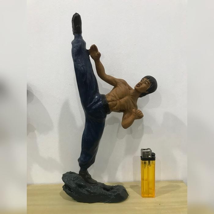 PREMIUM Patung bruce lee ornamen bonsai