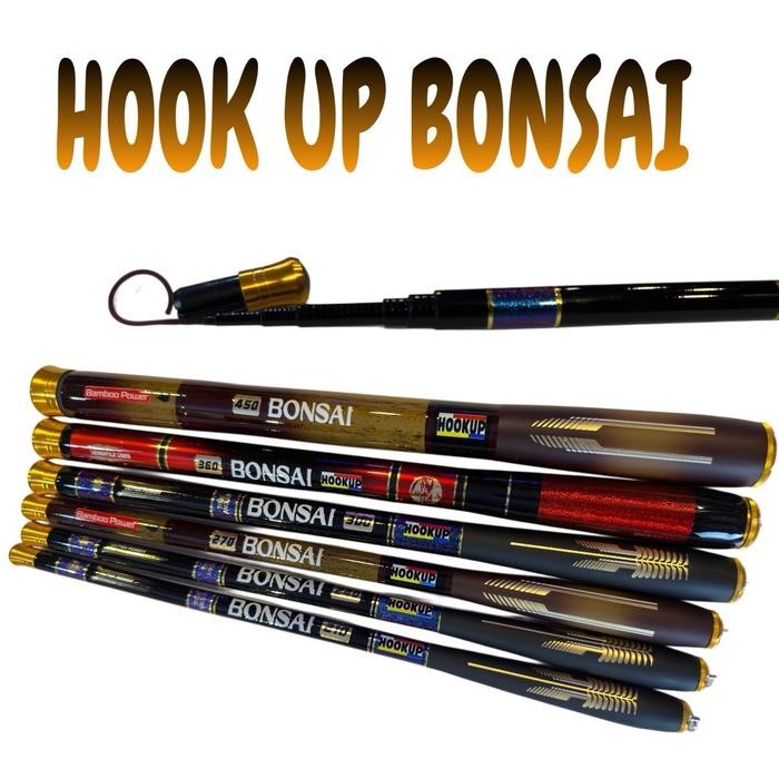 PREMIUM Joran tegek karbon hook up by iroly bonsai 210-450 ruas pendek kaku