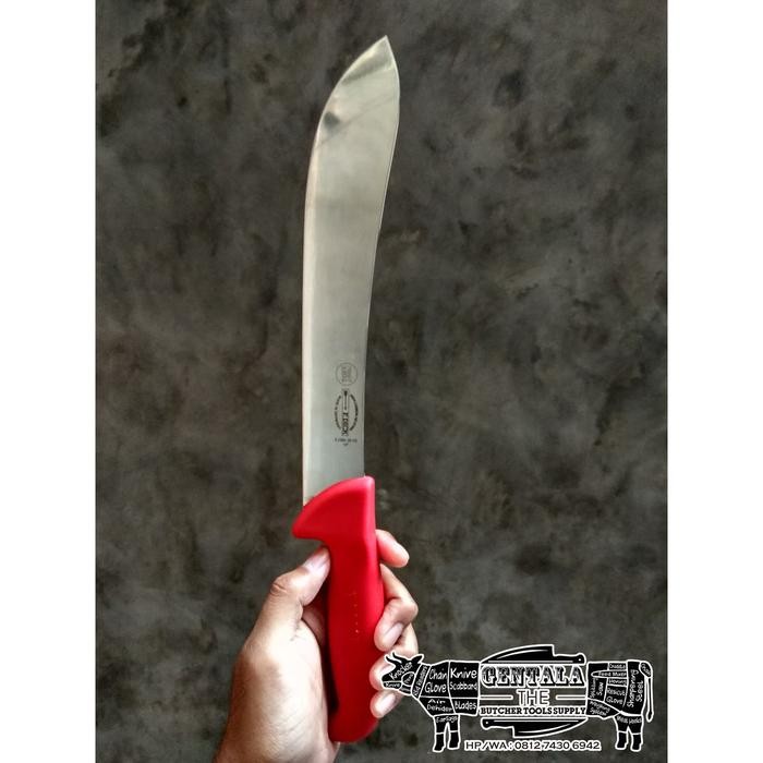 PREMIUM Pisau Butcher Sembelih F. Dick Bullnose Made in Germany 26cm RED