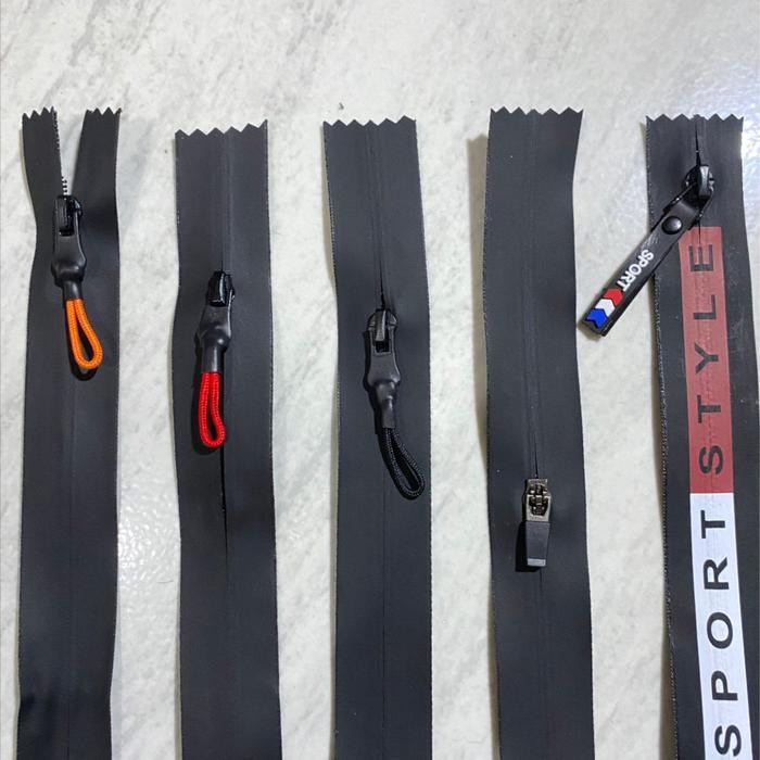 PREMIUM (COD) RESLETING SAKU / RESLETING DEPAN JAKET WATERPROOF 15CM NO3