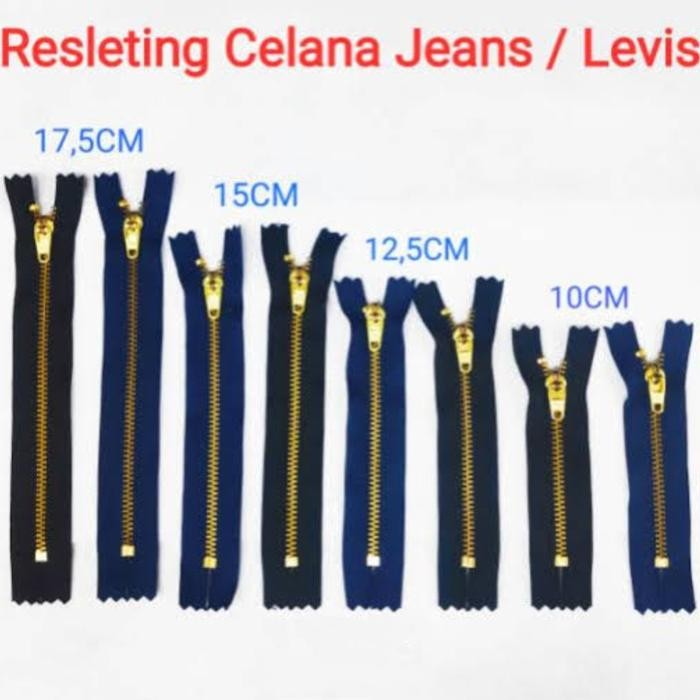 PREMIUM resleting celana jeans ykk/biji