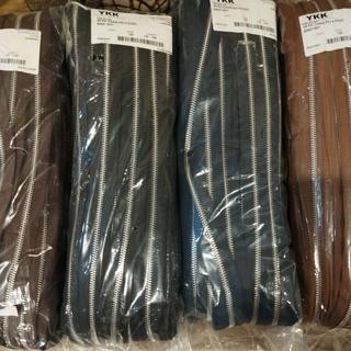 PREMIUM Resleting Meteran YKK Besi Silver Alumunium Nomor 5