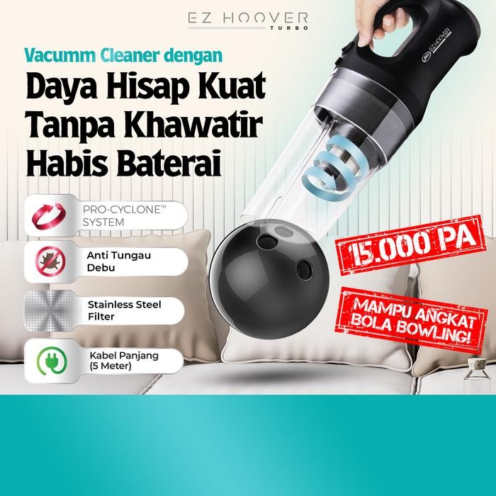 Vacuum Cleaner Jaco Ez Hoover Turbo JC 888 Penyedot Debu Super Cyclone