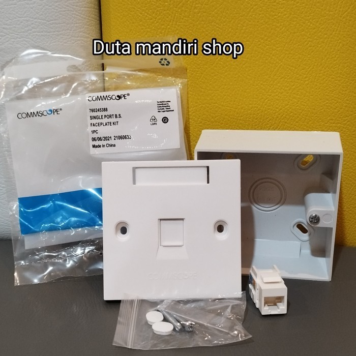 [Expert] Wall Face e RJ 45 + modular rj45 + box soket