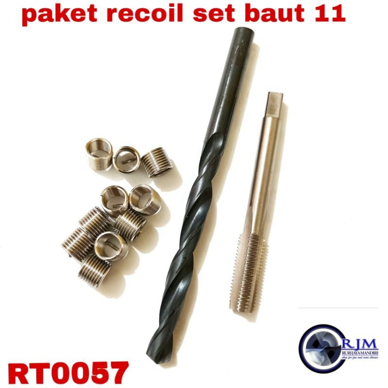 paket recoil set m71.0 recoil baut 11 set komplit tap bor dan recoil