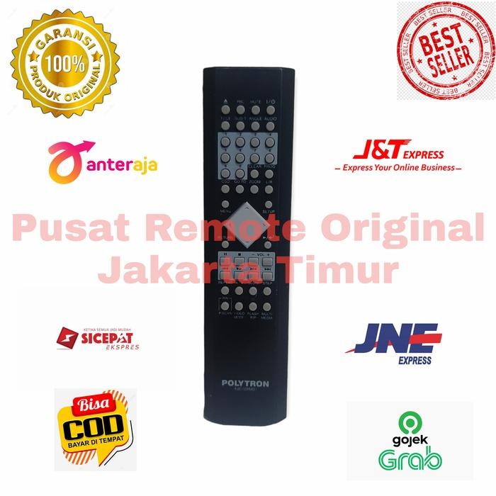 REMOTE REMOT DVD HOME THEATER POLYTRON ORIGINAL ASLI HITAM