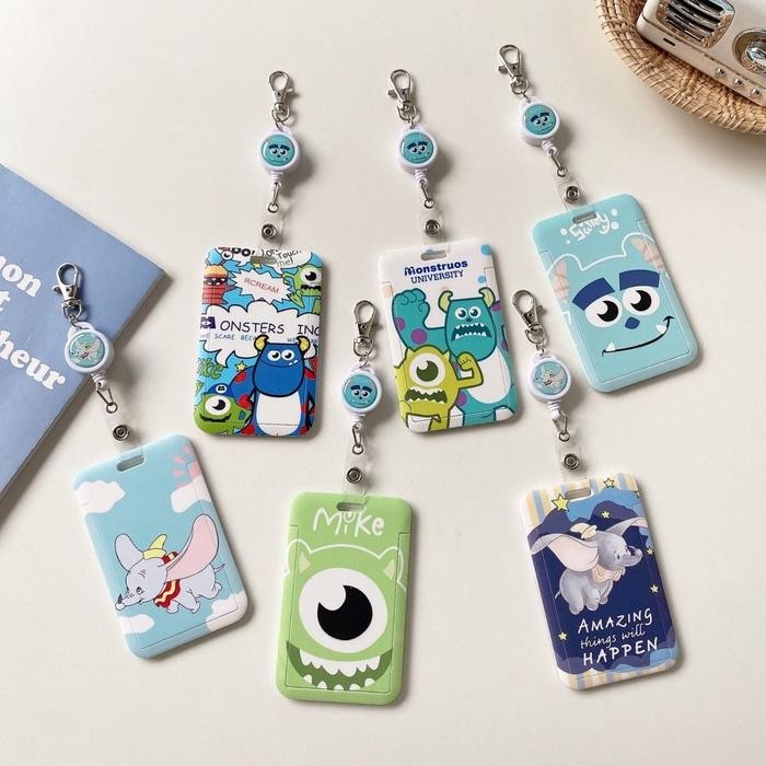 

Ready JT ID Card Holder/Gantungan ID/Name Tag Lanyard Gantungan Kartu Motif Kucing Akses MRT Busway