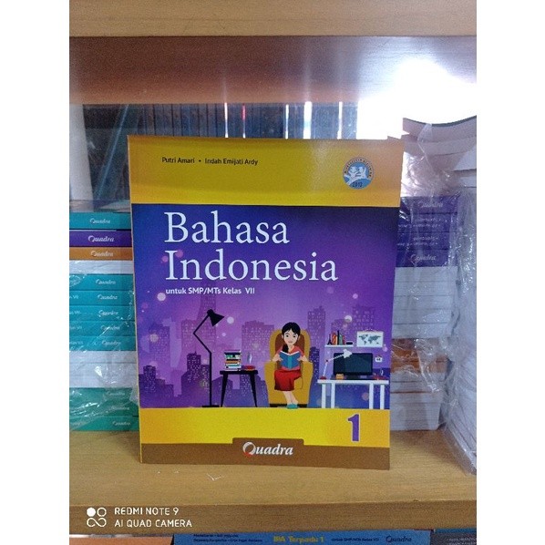 NEW Buku Bahasa Indonesia Kelas 7 Revisi Quadra