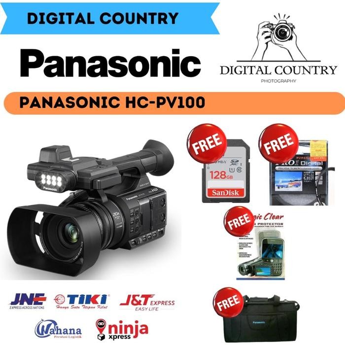 CAMCORDER PANASONIC HC-PV100 HD - PANASONIC HC-PV100 HD - PV100