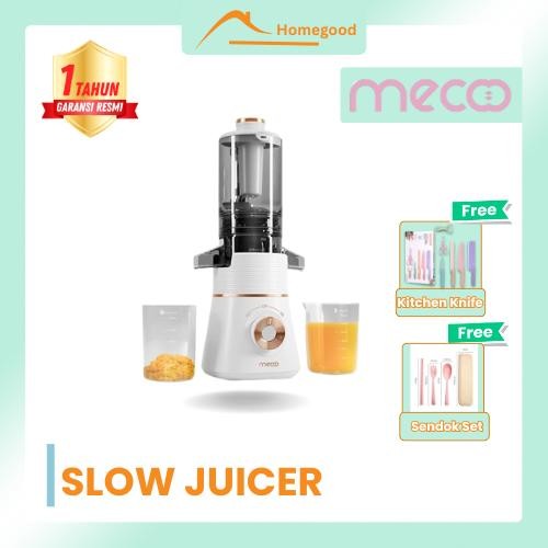 HOT SALE Mecoo Aesthetic Slow Juicer Extra Big Mouth Meco Mecco Juicer Buah Juice Blender Buah