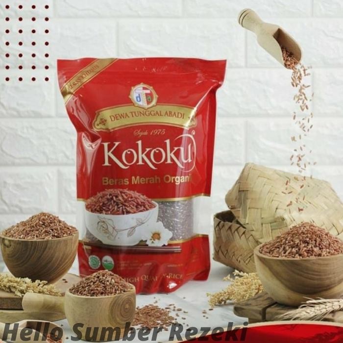 

Terlaris- Beras Merah Organik Kokoku 2 Kg