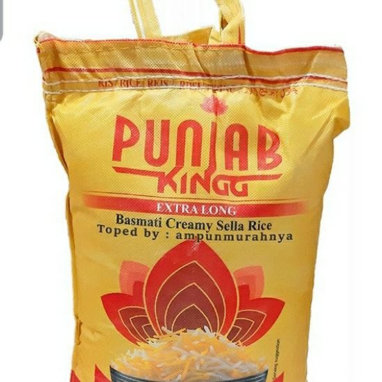 

Terlaris- Beras Basmati Sella Golden 5Kg Punjab King Kemasan 5Kg