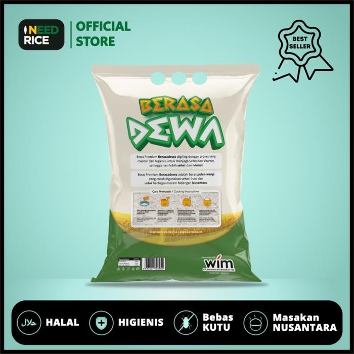 

Terlaris- Beras Dua Tani Berasadewa Kualitas Premium 5Kg Bahan Food