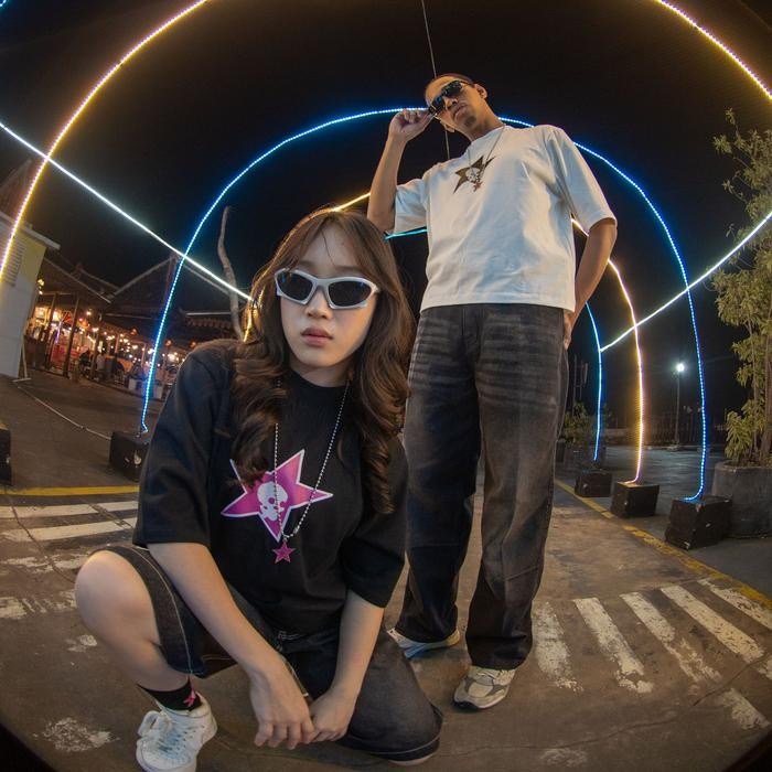 CROP BOXY TEE FILLINGSTREET - ASTERISK