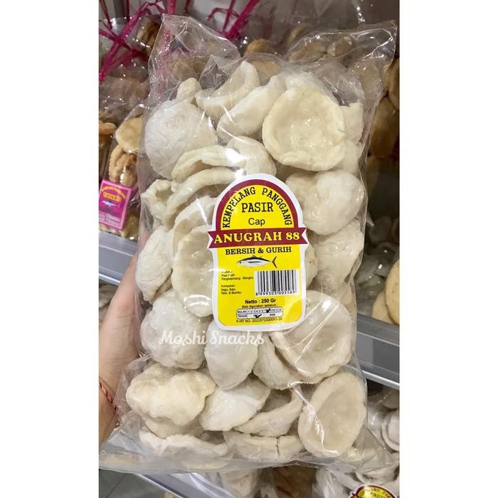 

Kerupuk / Kemplang Ikan Goreng Pasir ANUGRAH 88 Asli Bangka 250gr