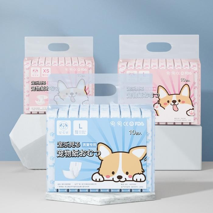 Edelwis.storee Diaper anjing dog diaper male popok anjing jantan pampers anjing