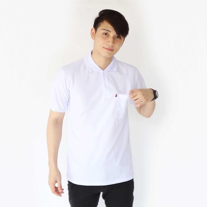 KAOS KERAH PRIA SAKU POLOS KAOS SAKU POLO SHIRT KERAH POLOS DEWASA