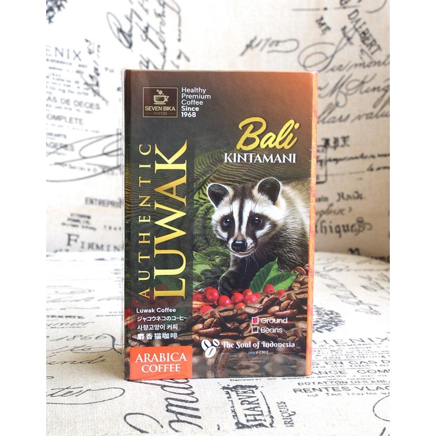 

Bid Coffee - Kopi Authentic Bali Pure Wild Luwak Arabica 100 Gr (Ground/ Beans)