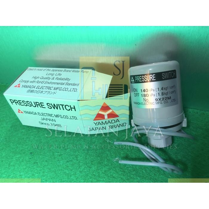 Ready JT OTOMATIS POMPA / PRESSURE SWITCH YAMADA 1.4 kgf HITACHI 150-250 WATT
