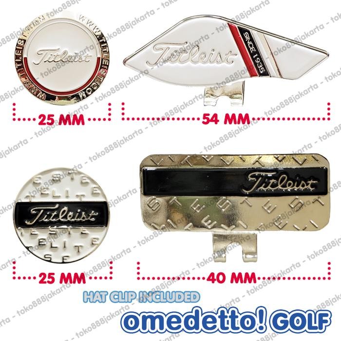 Magnetic Golf Ball Marker Branded With Magnet Hat Clip