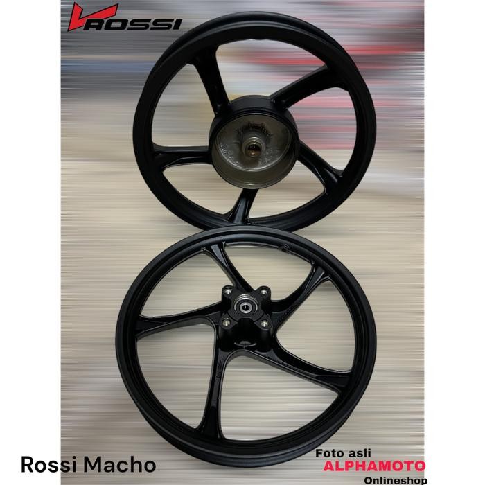 VELG ROSSI MIO MACHO PALANG 5 STANDAR BALOK HITAM BERKUALITAS