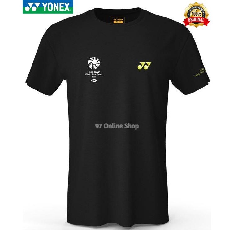 [ REDY ] Kaos YONEX / T-Shirt YONEX RM1810 HSBC BWF WORLD TOUR FINALS BALINEW