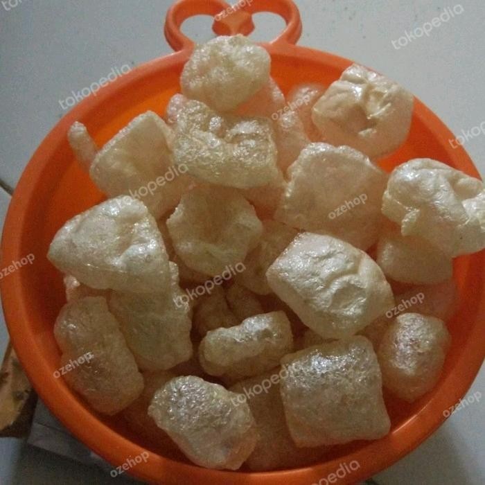 

Terlaris- Kerupuk Kulit Sapi Mentah 1 Kg Asli Jangek Dorokdok Krecek