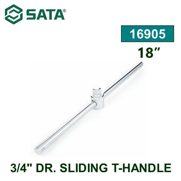 SATA 16905 Gagang Kunci Sok 450  mm - 3/4 Inch Dr. Sliding T-Handle 18 Inch