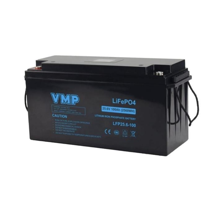 BATERAI VMP LITIUM LIFEPO4 100AH 25,6V / AKI VMP LITHIUM BATTERY LIFEPO4 25.6V 100AH ORIGINAL