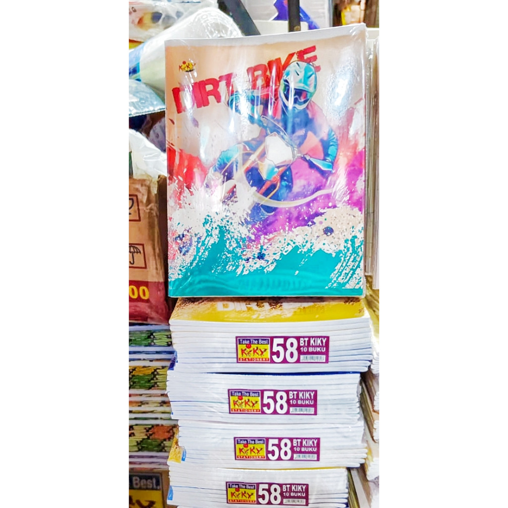 

Buku Tulis Kiky 58 lembar (1pack isi 10pcs)