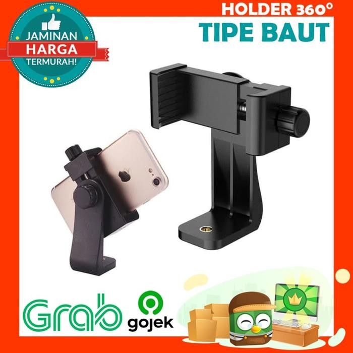 Holder 360 HP Smartphone Tripod Mount Portrait Landscape BAUT