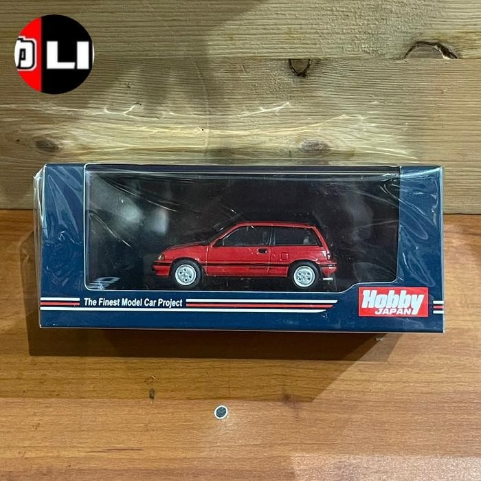Sale Terbatas Hobby Japan 1/64 Honda Civic Si At 1984 Red Aman