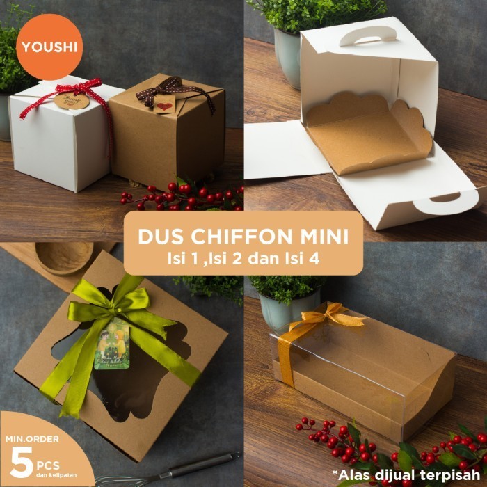 (Expert) Dus Kue/Kotak Kue/Box Kue Mini/Dus Bolu/Dus Chiffon Mini/Snackbox