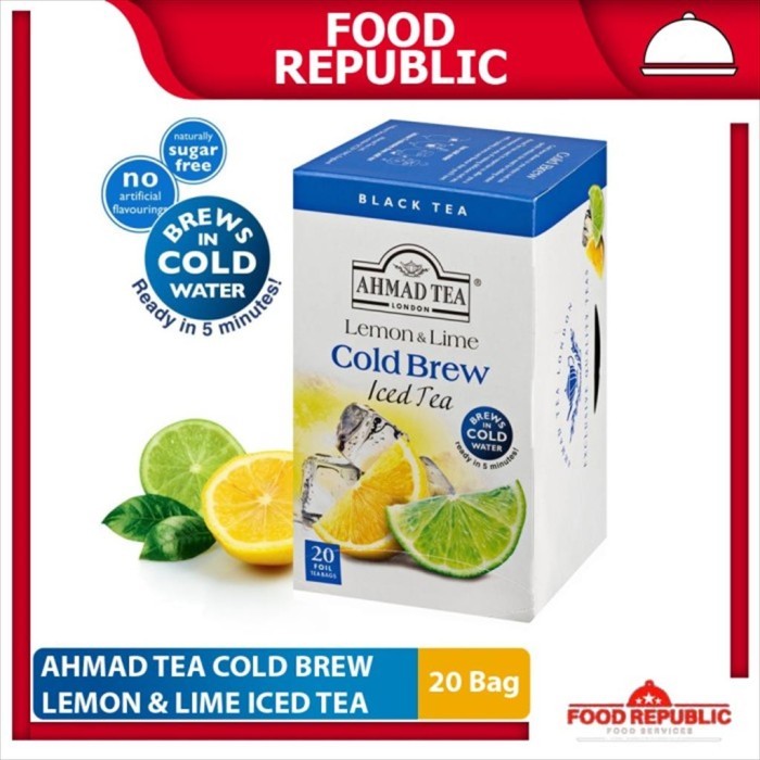 

Ahmad Tea 20 bag Black Classic Cold Brew Teh Hitam Cafe Series Halal