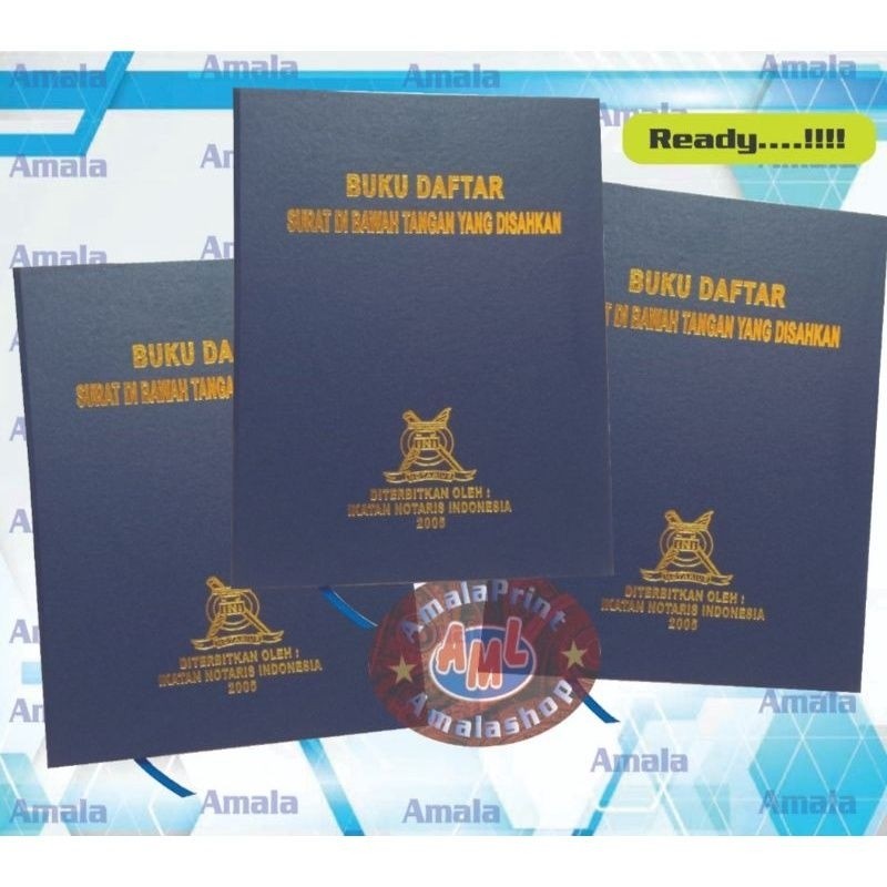 

BUKU LEGALISASI /Buku Daftar Surat Dibawah Tangan yg disahkan