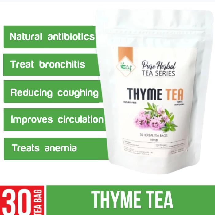 

Thyme Tea : Thyme Leaf Tea / Satureja Hortensis Tea (30 Tea Bag)