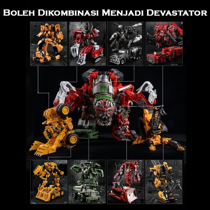 PROMO TERLARIS SALE  SALE ACTION FIGURE TRANSFORMERS AOYI DD-04 SCAVENGER CRUSHED SLAG EXCAVATOR