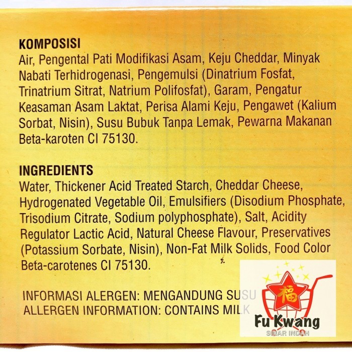 

(Expert) Keju Prochiz Gold Cheddar Cheese Olahan 2 kg