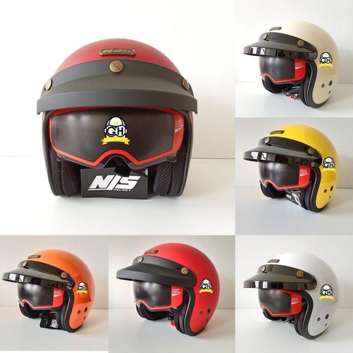 ReadyGan- NJS NX-2 SOLID HELM RETRO HELM NJS NX2