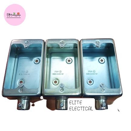 TERBARU Surface Switch Box 1 Way Steel PANASONIC E19