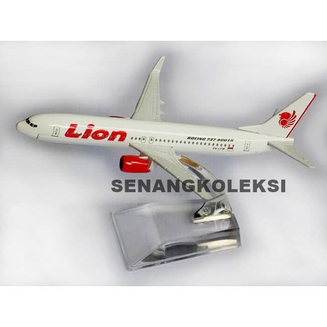 Miniatur Pesawat Diecast Lion Air Boeng