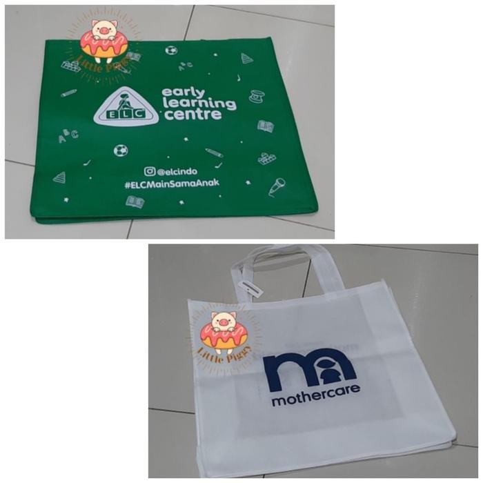 

Pesta- Paperbag kain goodie bag Mothercare ELC ori / kantong belanja
