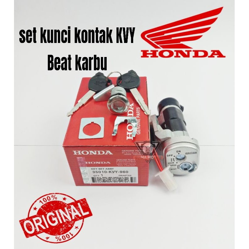 kunci 1set ASSY KVY Beat karbu.