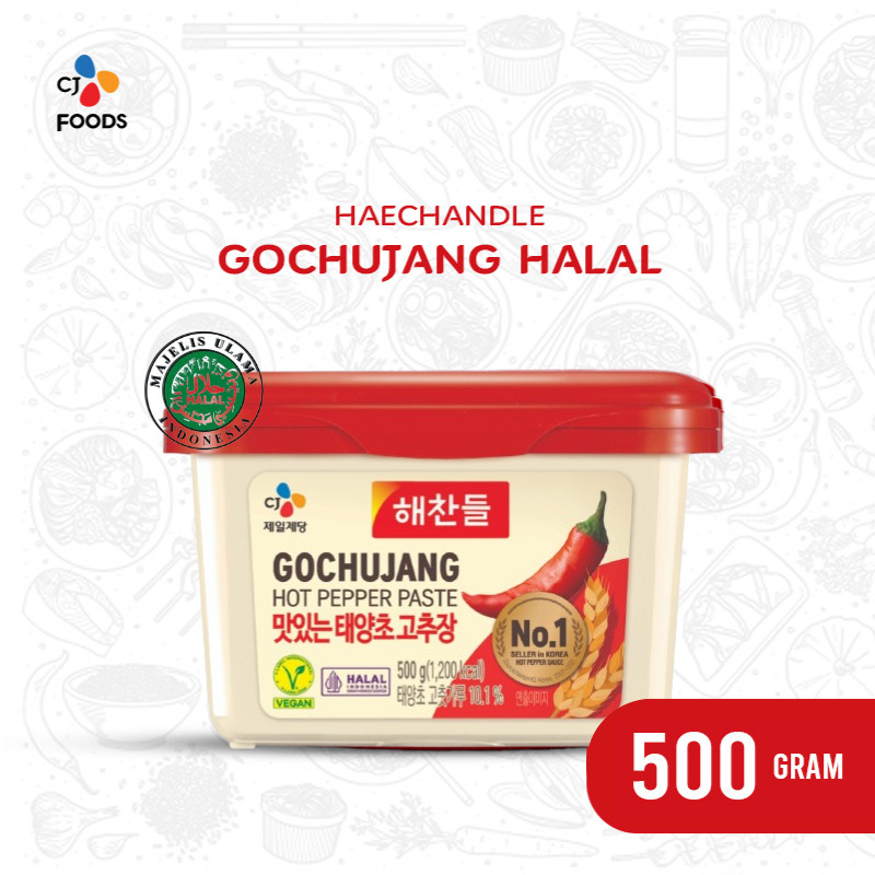 

Haechandle Au Gochujang Halal Mui Pata Cabai Orea 500 Gram Halal Mui