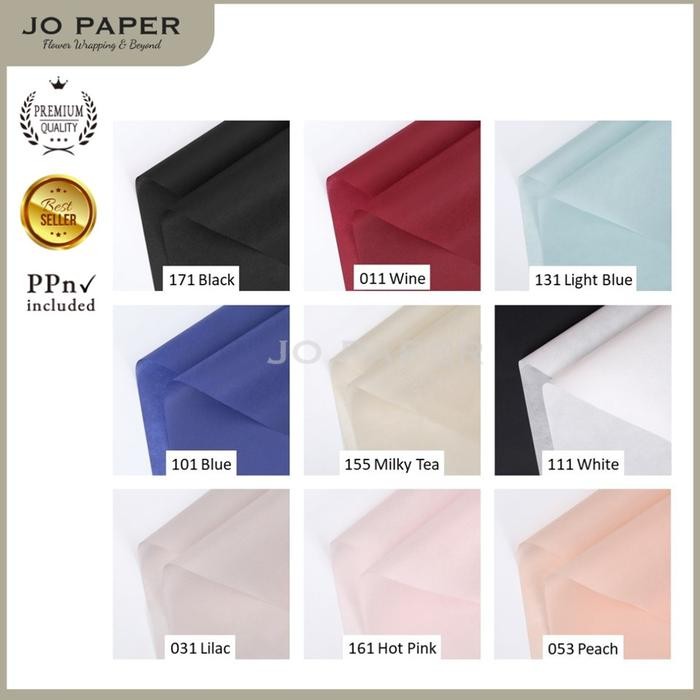 

Pesta- [5 LEMBAR] Kain Spunbond Flower Wrapping Paper Kertas Buket Bunga